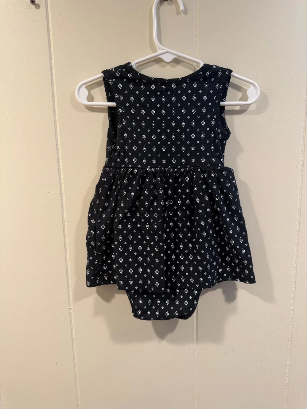 Carter's black Floral Sleeveless Baby Dress
